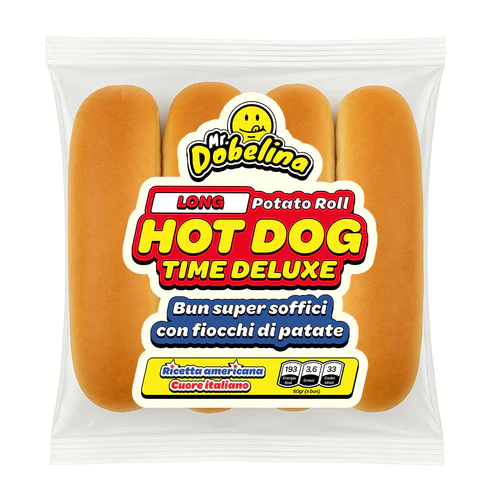 Hot Dog Potato Rolls • 60gr
